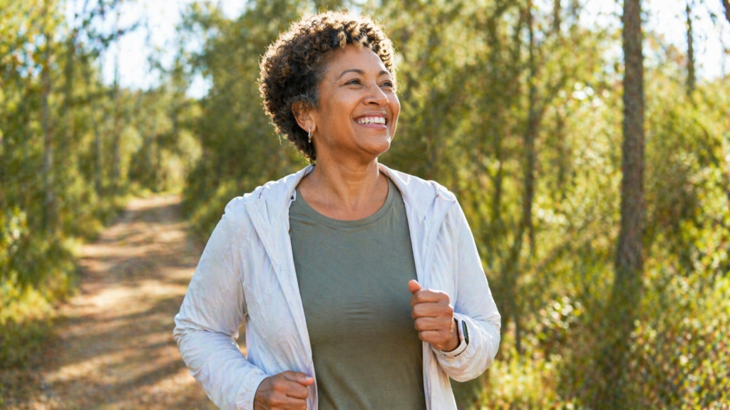 Jogging Woman Happy