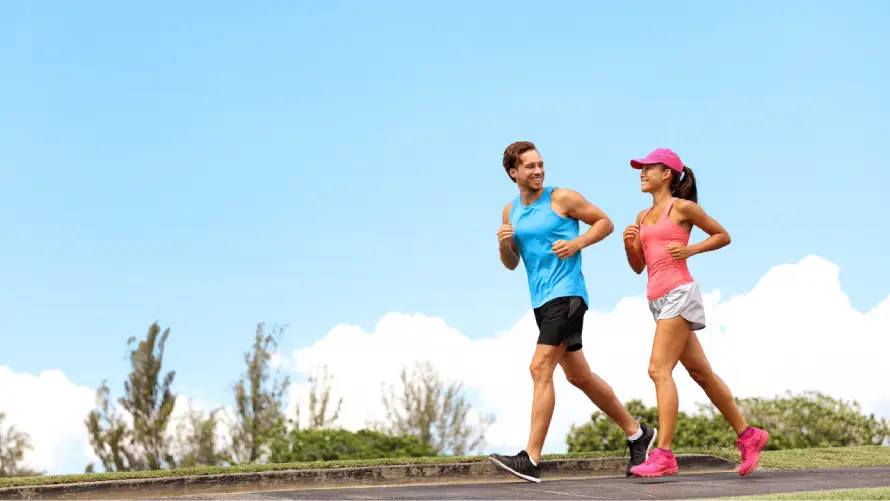 Couple Running ZoneLiving